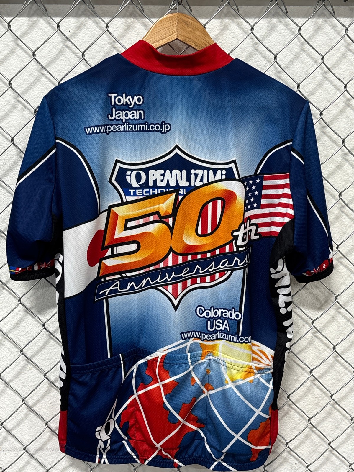 Vintage 50th Anniversary Pearl Izumi Cycling Shirt Size Large gallery