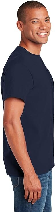 Gildan (5-pack) Navy Bulk Solid Ultra Cotton Short Sleeve Blank Tee T-Shirt S-XL gallery