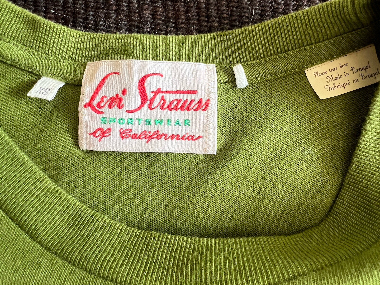 LVC 50s Sportswear T-Shirt XS Levi's Vintage Clothing New Single Stitch BNWOT gallery