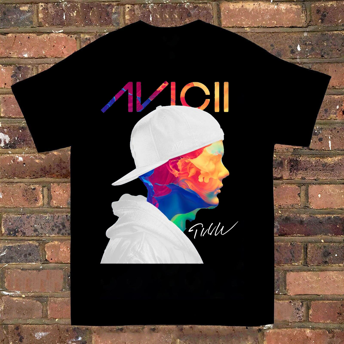 Collection Avicii Singer Short Sleeve Cotton Black All Size Unisex T-Shirt AR803