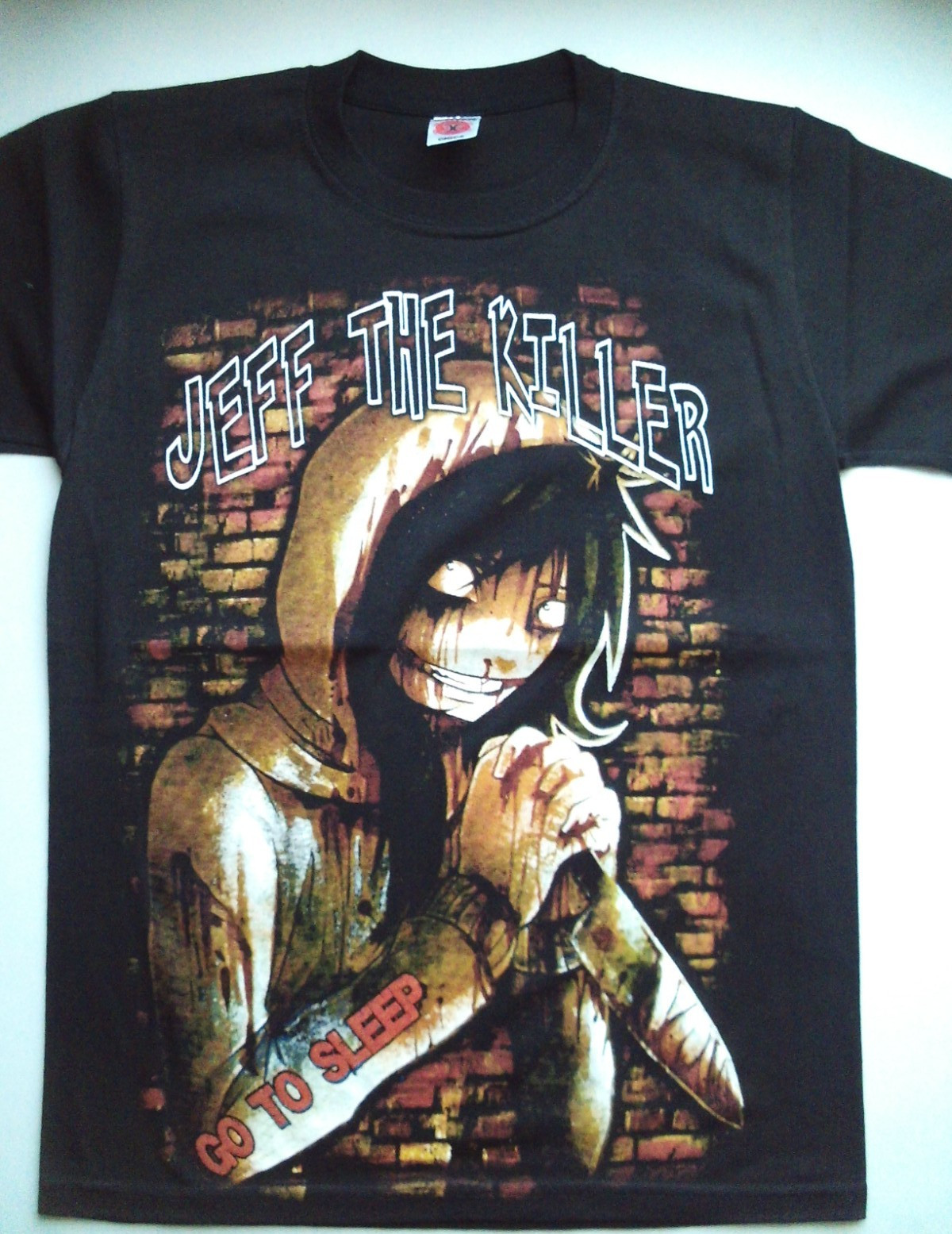JEFF THE KILLER SHIRT,CREEPYPASTA SLENDERMAN HORROR ANIME MANGA DOUBLE SIDED gallery