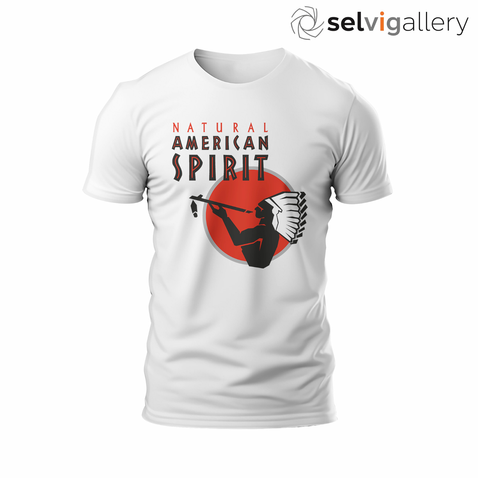 Natural American Spirit Logo funny T-Shirt Sizes S-5XL Made in USA