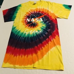 NEW – NASA Goddard Space Flight Center Tie Dye Colorful T-Shirt SMALL Artemis