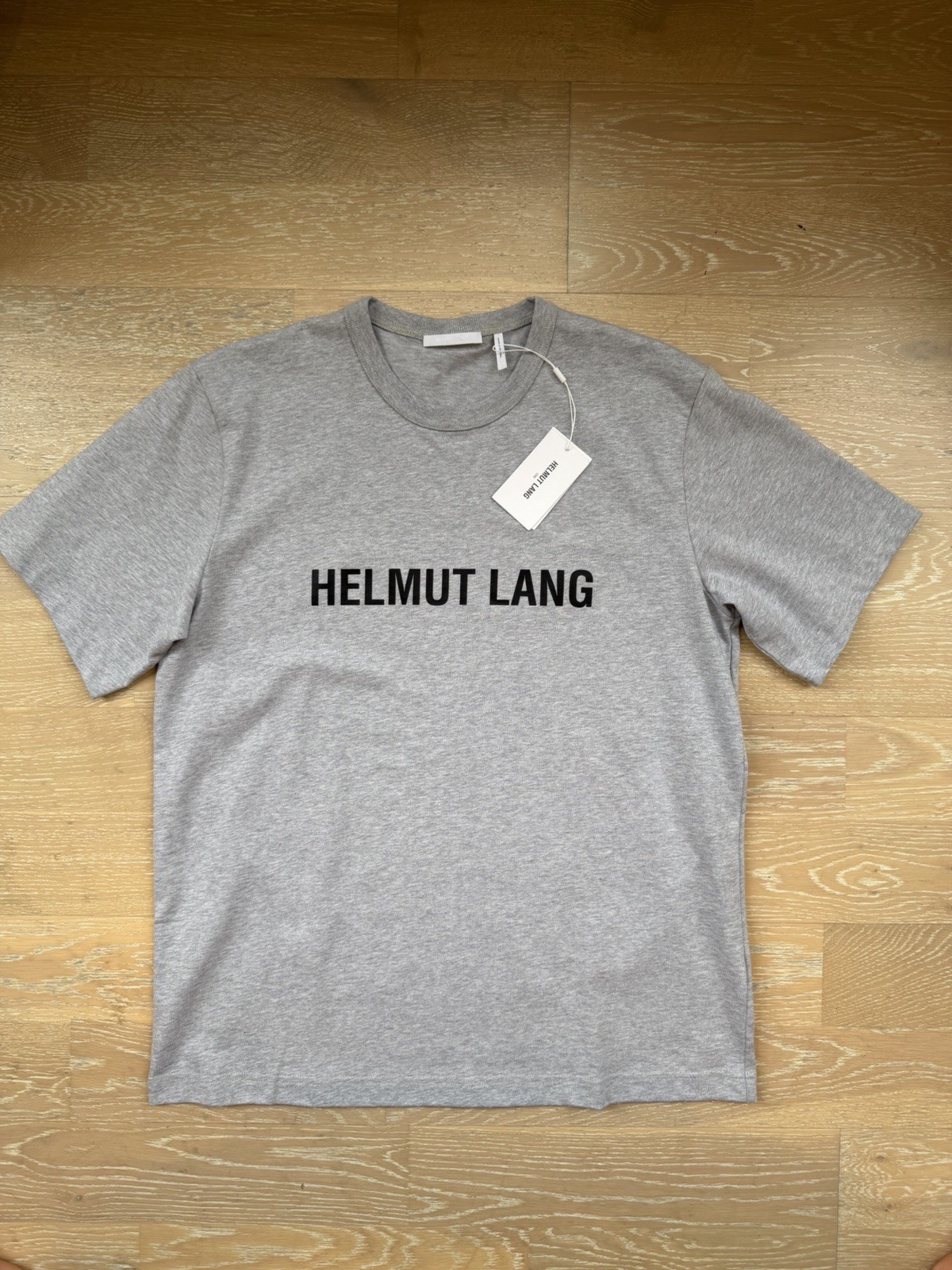 Helmut Lang Short Sleeve T-Shirt Men’s size M Gray MSRP 165 BNWT Medium