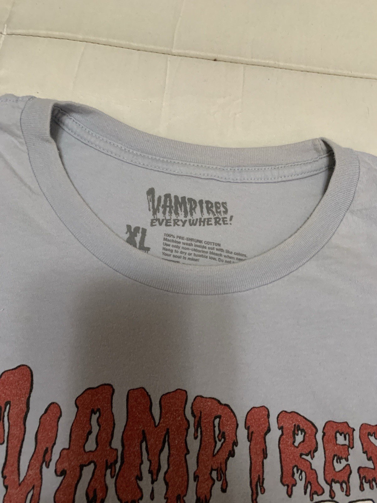 Vampires Everywhere! Comic Book Cover Artwork XL T-Shirt Kick Ass Horror Shirts gallery