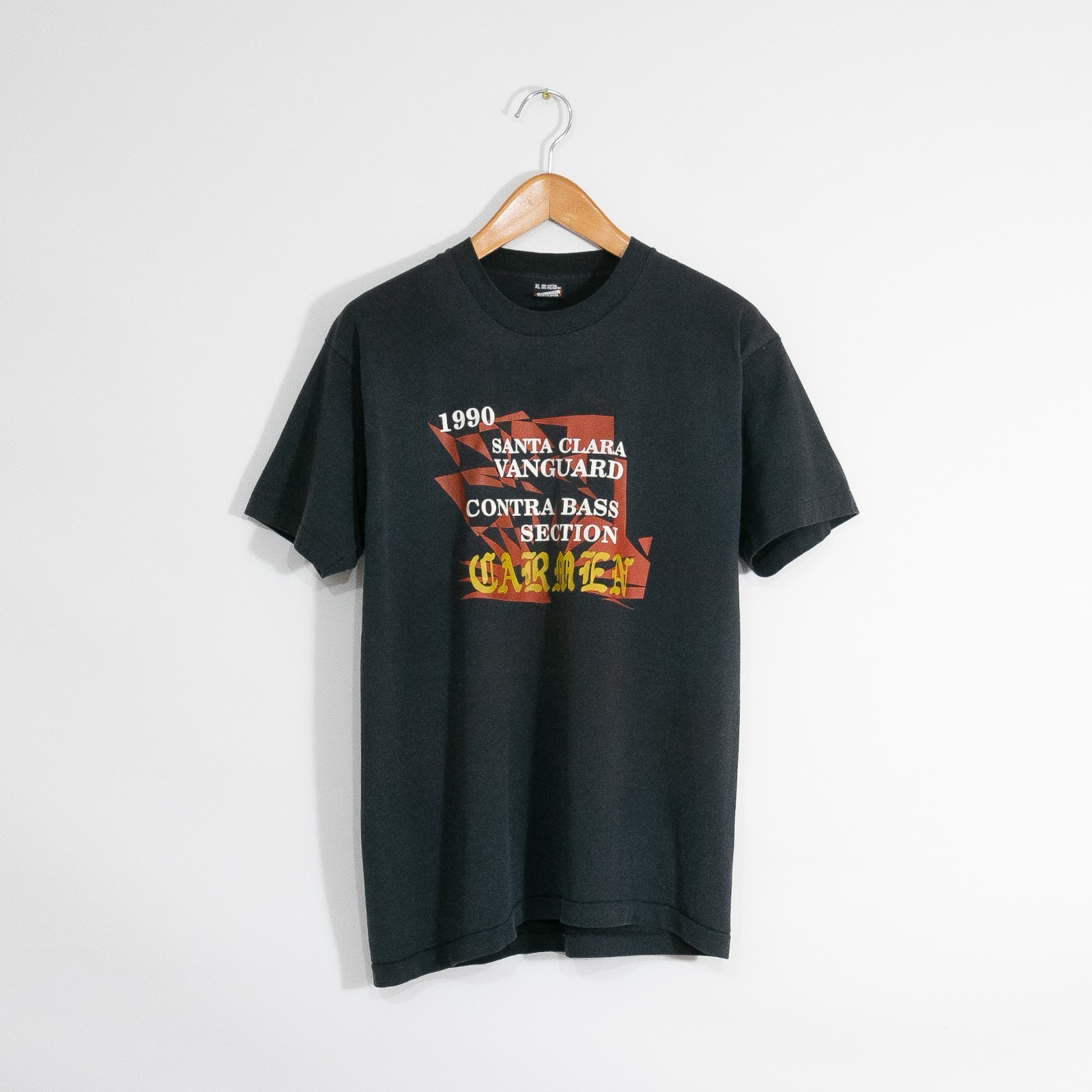 Vintage 90s Santa Clara Vanguard Band T Shirt Mens XL Single Stitch Bass Carmen gallery