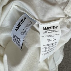 Ambush Studios Workshop Exclusive T Shirt Adult Sz XS Off White Limited Ed EUC