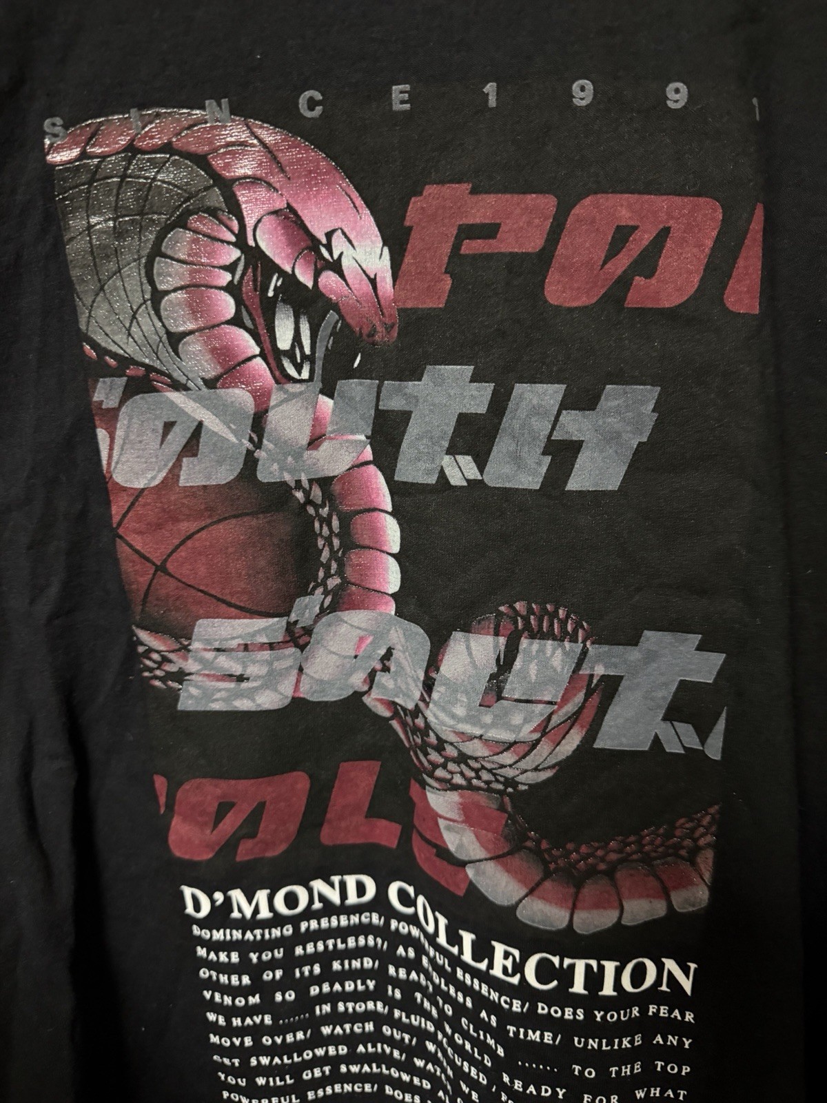 Vintage Southpole D Mond Collection Snake Graphic Shirt 2XL Y2K 00 Streetwear gallery