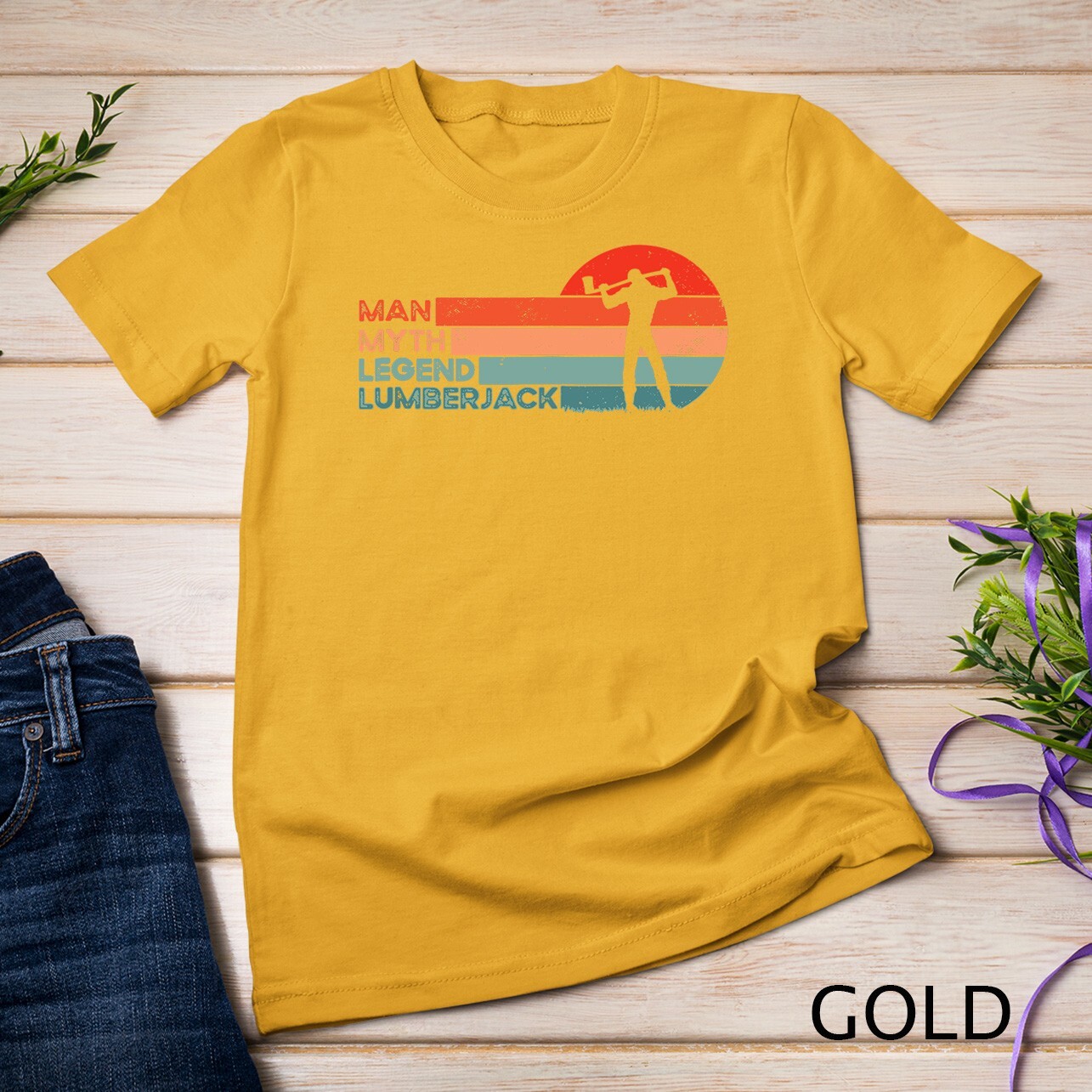 Mens Woodworking Woodcutter Lumberman Woodworker Lumberjack Unisex T-shirt gallery