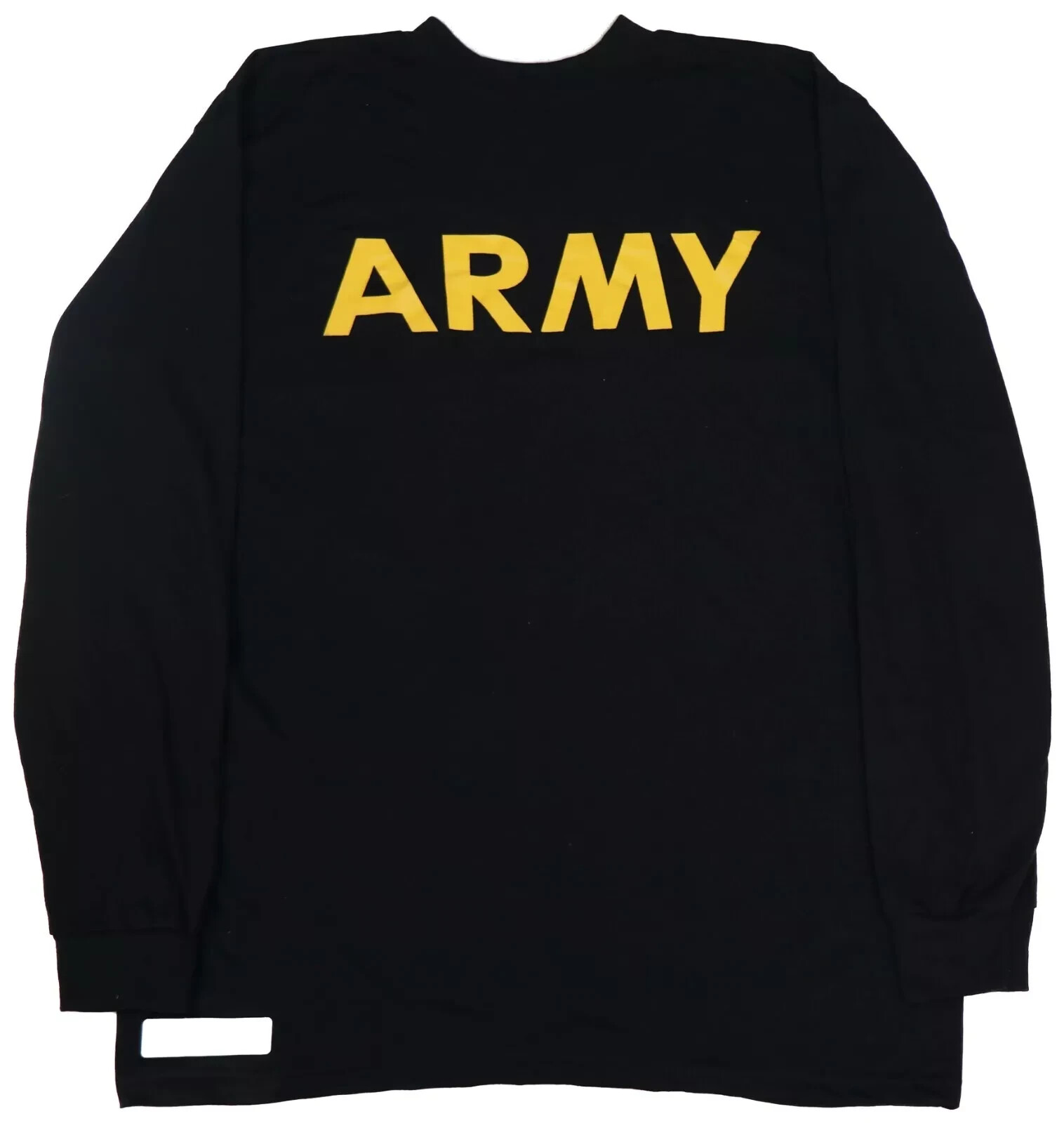 US Military Army Physical Fitness Uniform APFU Long Sleeve Shirt Black Large gallery