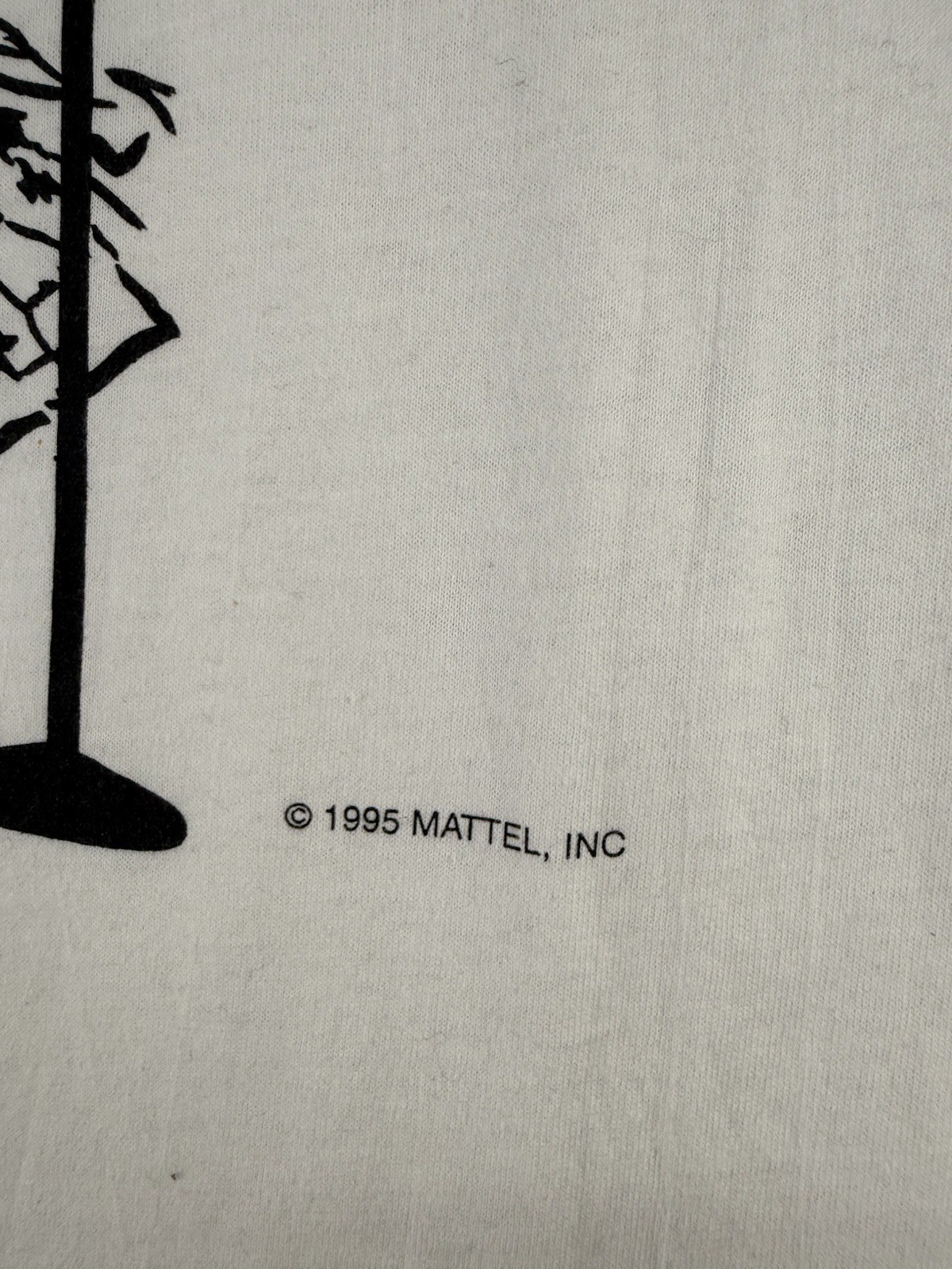 Vintage 1995 Barbie T-Shirt One Size Fits All Mattel Single Stitch White (read) gallery