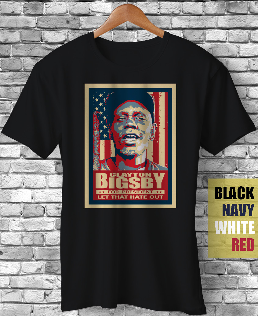 Clayton Bigsby For President Dave Chappelle Funny Election Vote T-Shirt Gift gallery