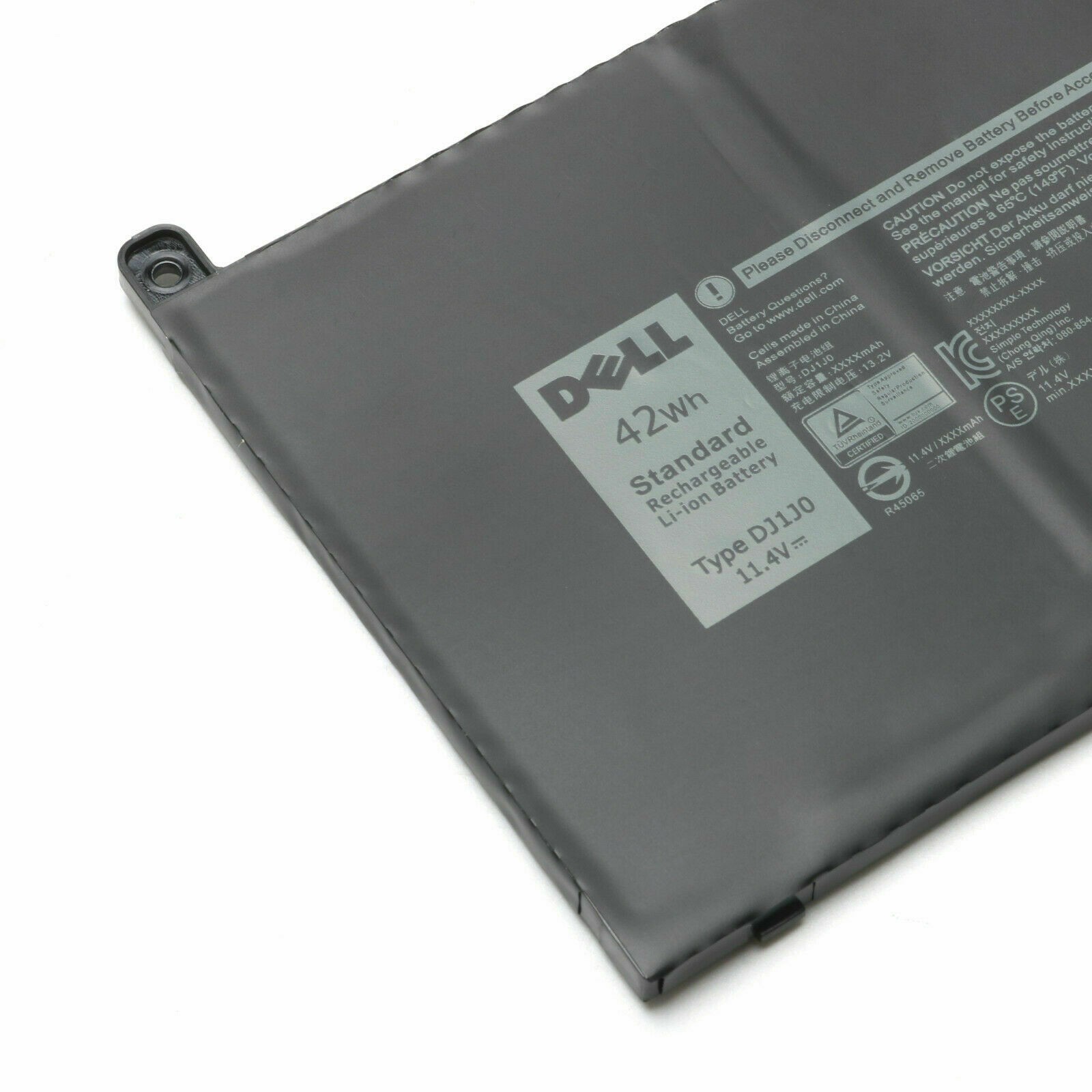 Genuine 42Wh DJ1J0 Battery For Dell Latitude E7280 E7290 E7380 E7390 E7480 NEW