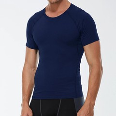 Men’s Compression Shirt Quick Dry Short Sleeve Sport T Shirt Gyms Running T-Shir