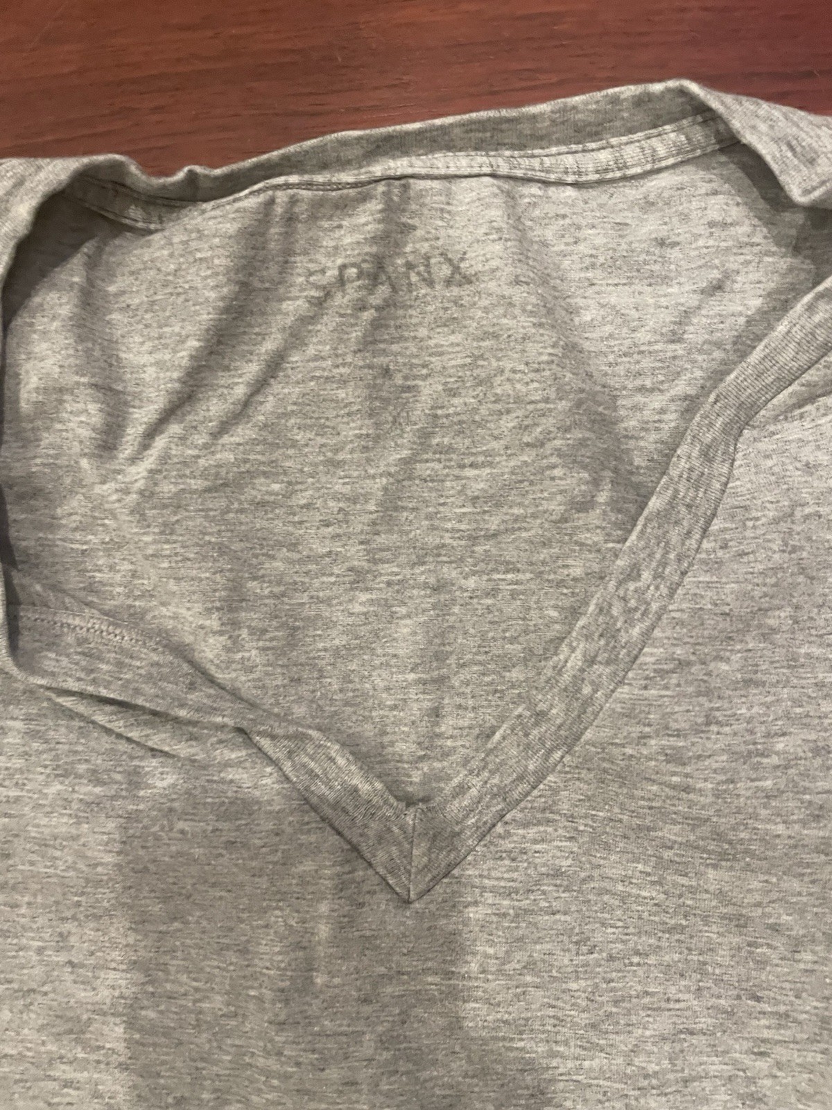 Spanx Compression Shirt - Sculpting V Neck Undershirt T-Shirt - Gray - XL gallery