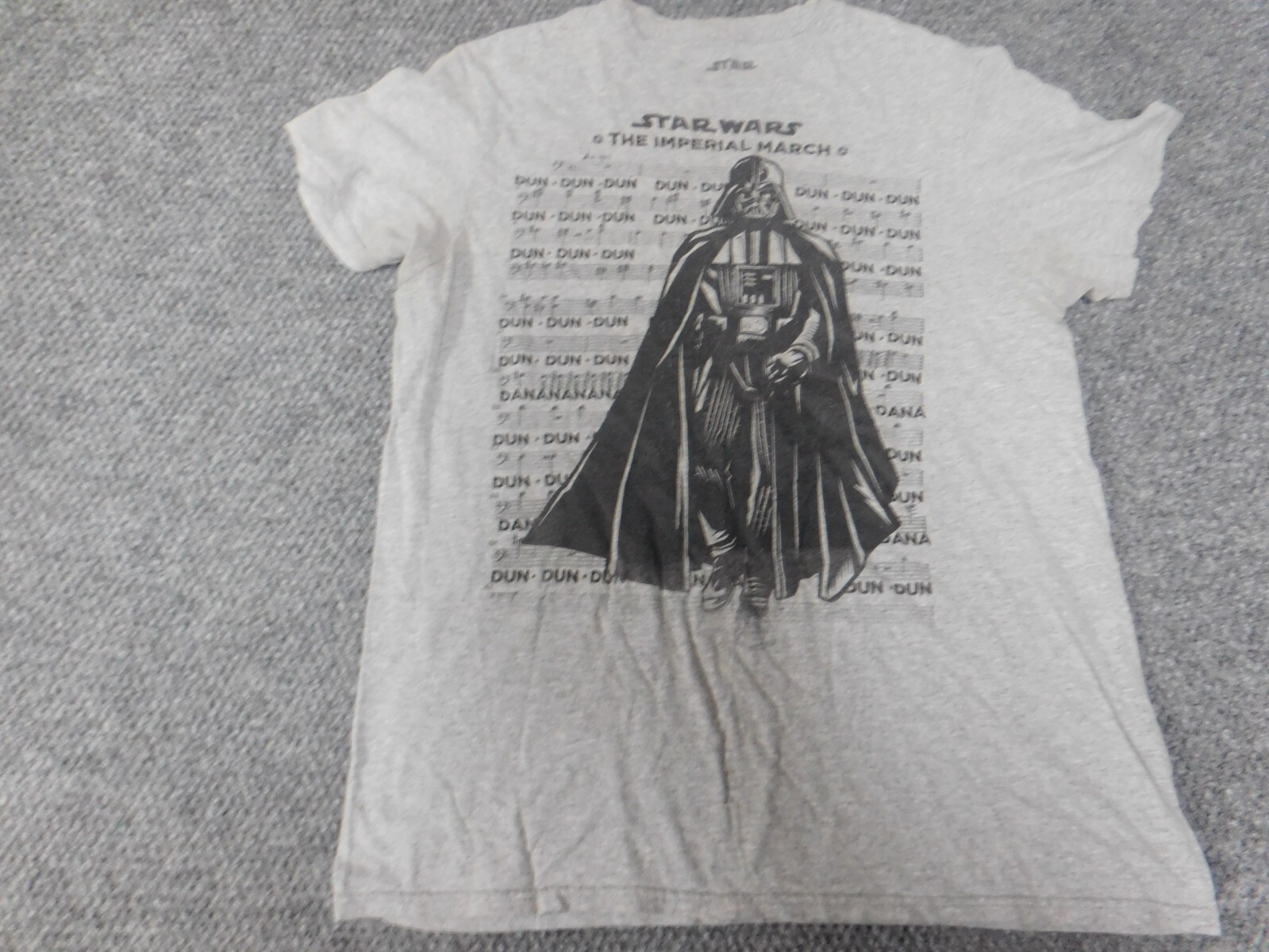 Star Wars Mens Shirt Medium Gray Darth Vador gallery