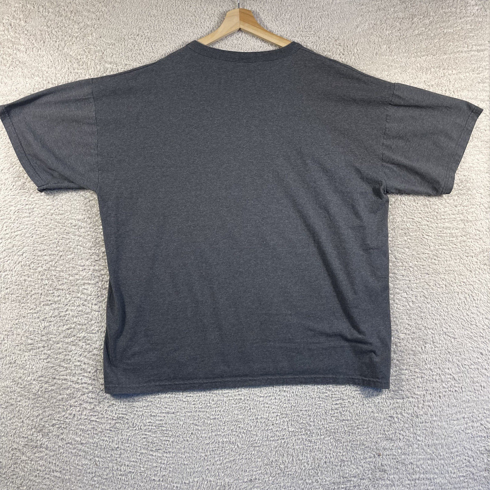 Vintage Russell Athletic Blank T-Shirt Adult 2XL Gray Y2K YZY Crewneck Grunge gallery