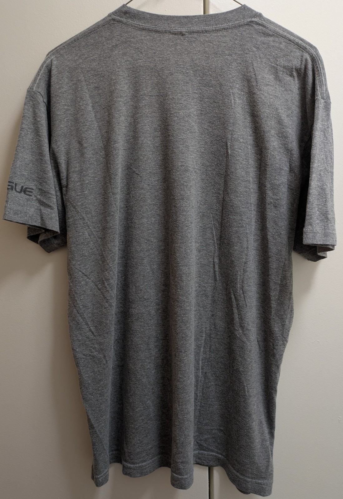 Rogue Fitness Powerlifting Men's L Gray Short Sleeve T-Shirt 50 Poly 50 Cotton gallery