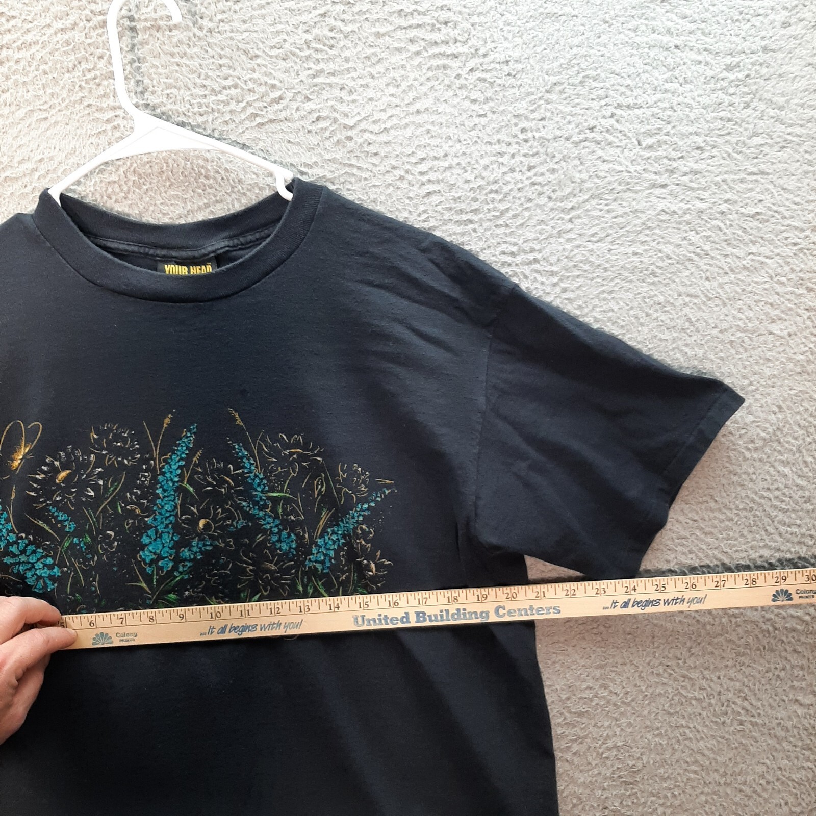 Vintage Your Head Goes Here Shirt Adult Extra Large Black Wildlife Nature 1990s gallery