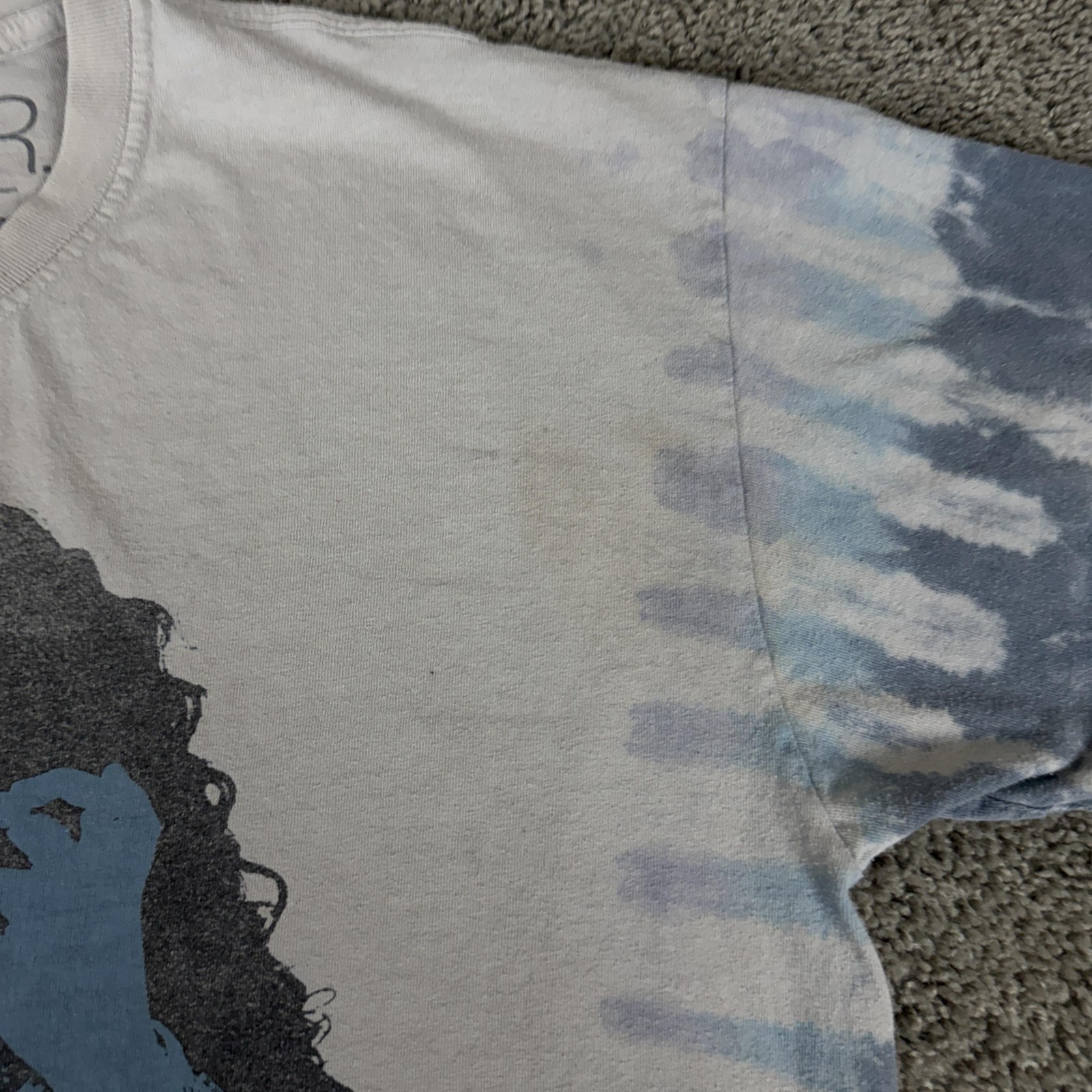 H.E.R. Shirt Mens Large White Tie Dye Portrait Graphic Tee Goodie Two Sleeves gallery