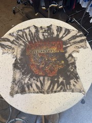 Vintage 90s 1997 Pantera Hell Patrol Thrashed Distressed Dyed Tour Band Shirt