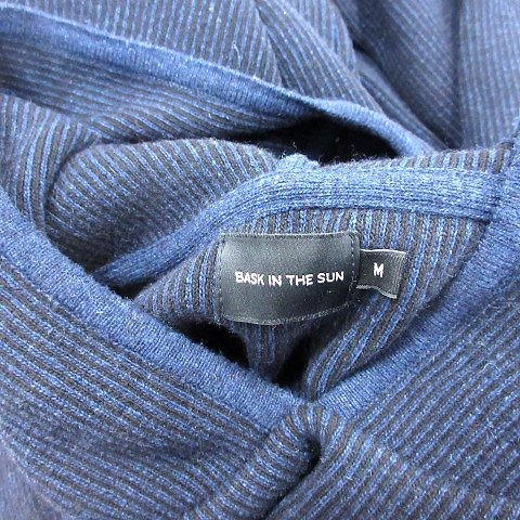 Men's Wool-Nylon Parka Knit Pullover M Navy/Black Excellent Condition gallery