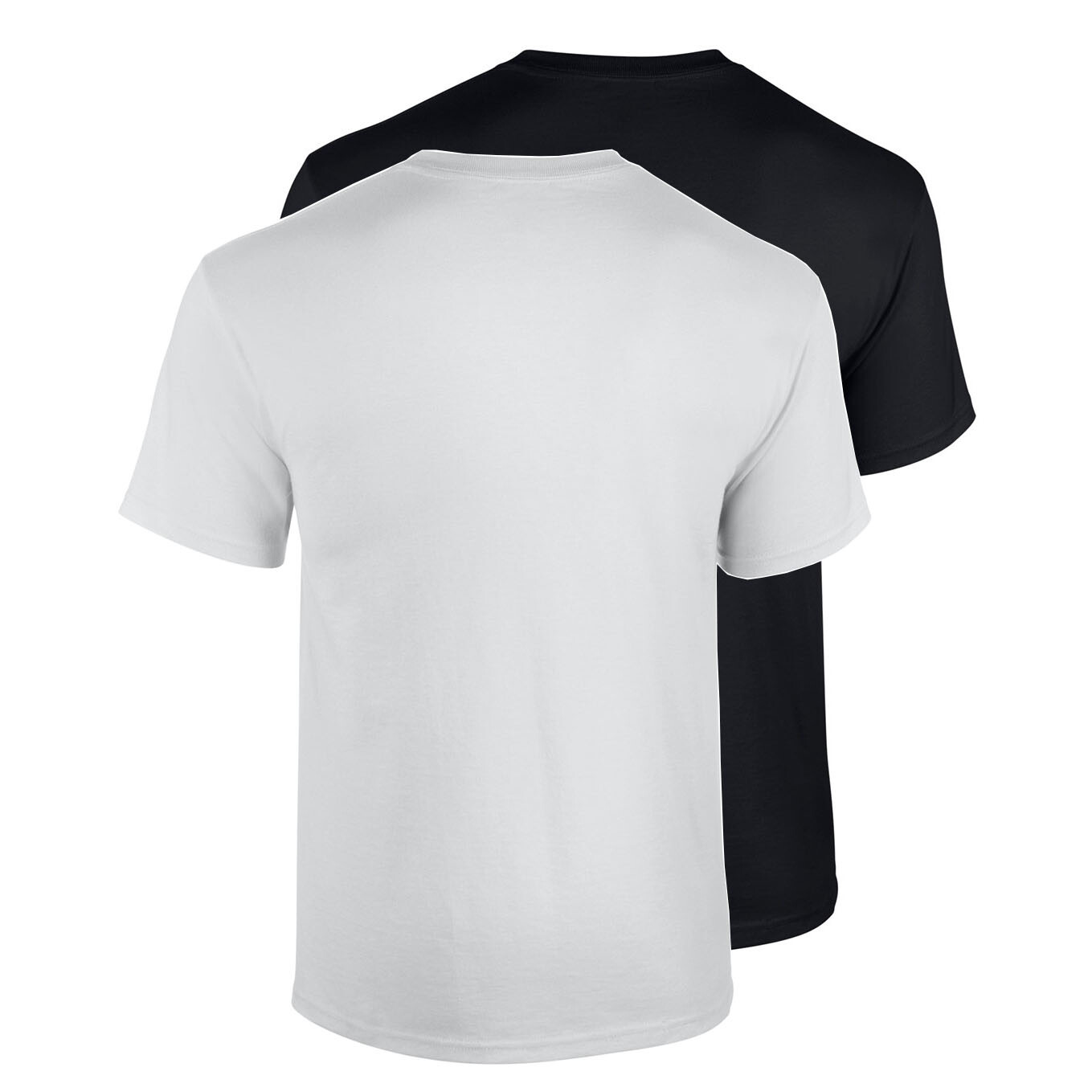 2 Pack Gildan Men's Heavy Cotton Short Sleeve Crew Neck Classic Fit T-Shirt gallery