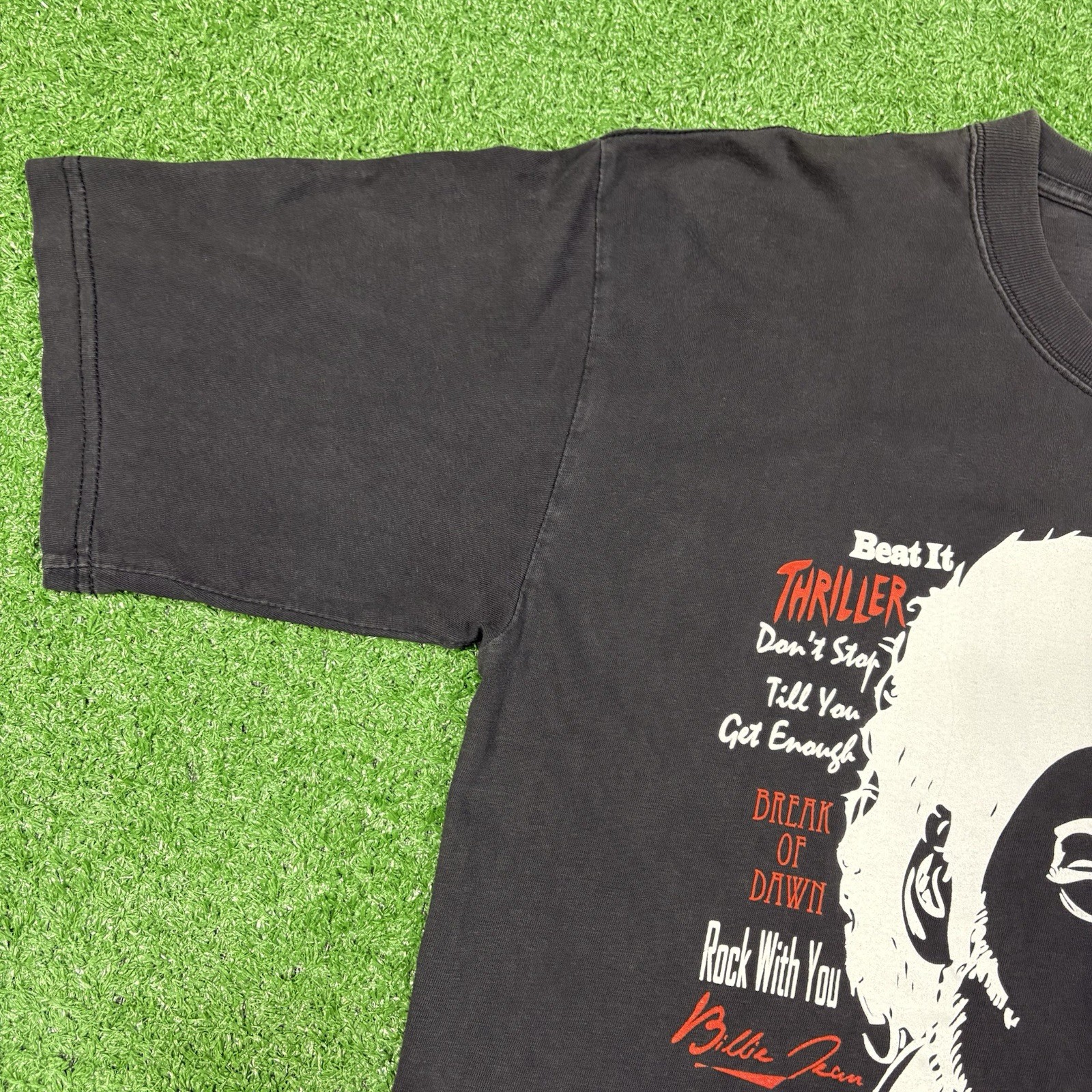 Vintage 2000s Michael Jackson 2009 Tribute Faded Black T-Shirt Men's XL - 23x32 gallery