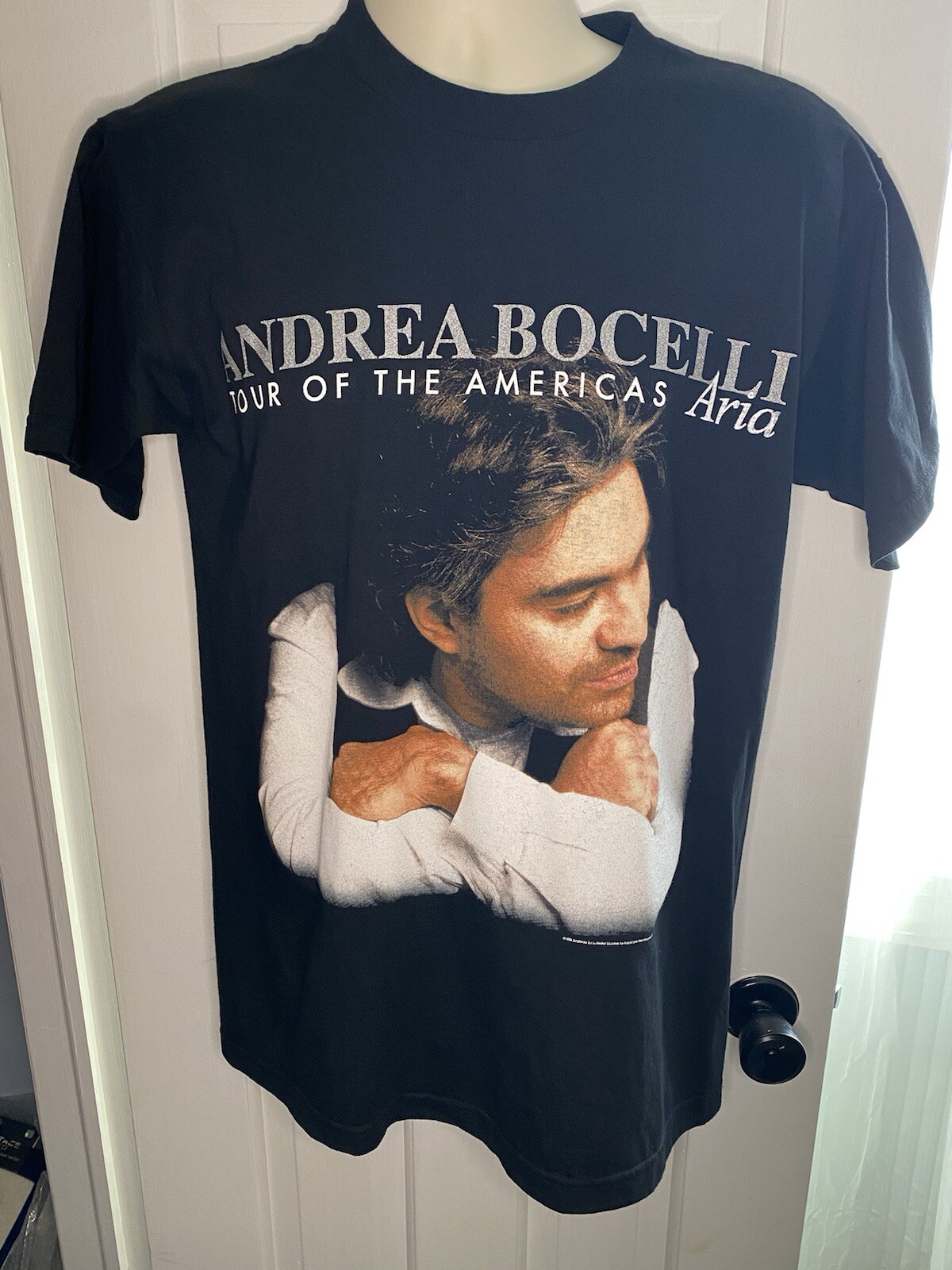 NWOT Vintage 1998 Andrea Bocelli Tour of the America's Aria Shirt Men Medium gallery