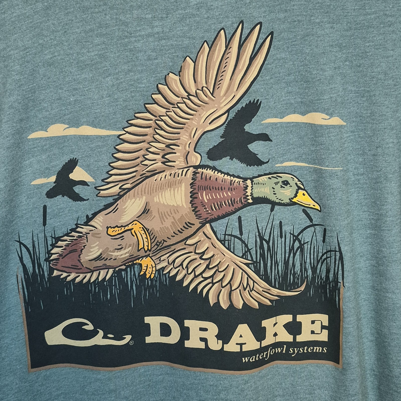 Drake Waterfowl Systems T Shirt Mens Large Mallard Graphic Hunting Tee gallery