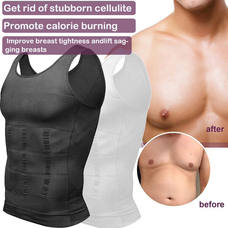 Men's Slimming Vest Abs Abdomen Compression Shirt Workout Tank Tops Body Shaper gallery