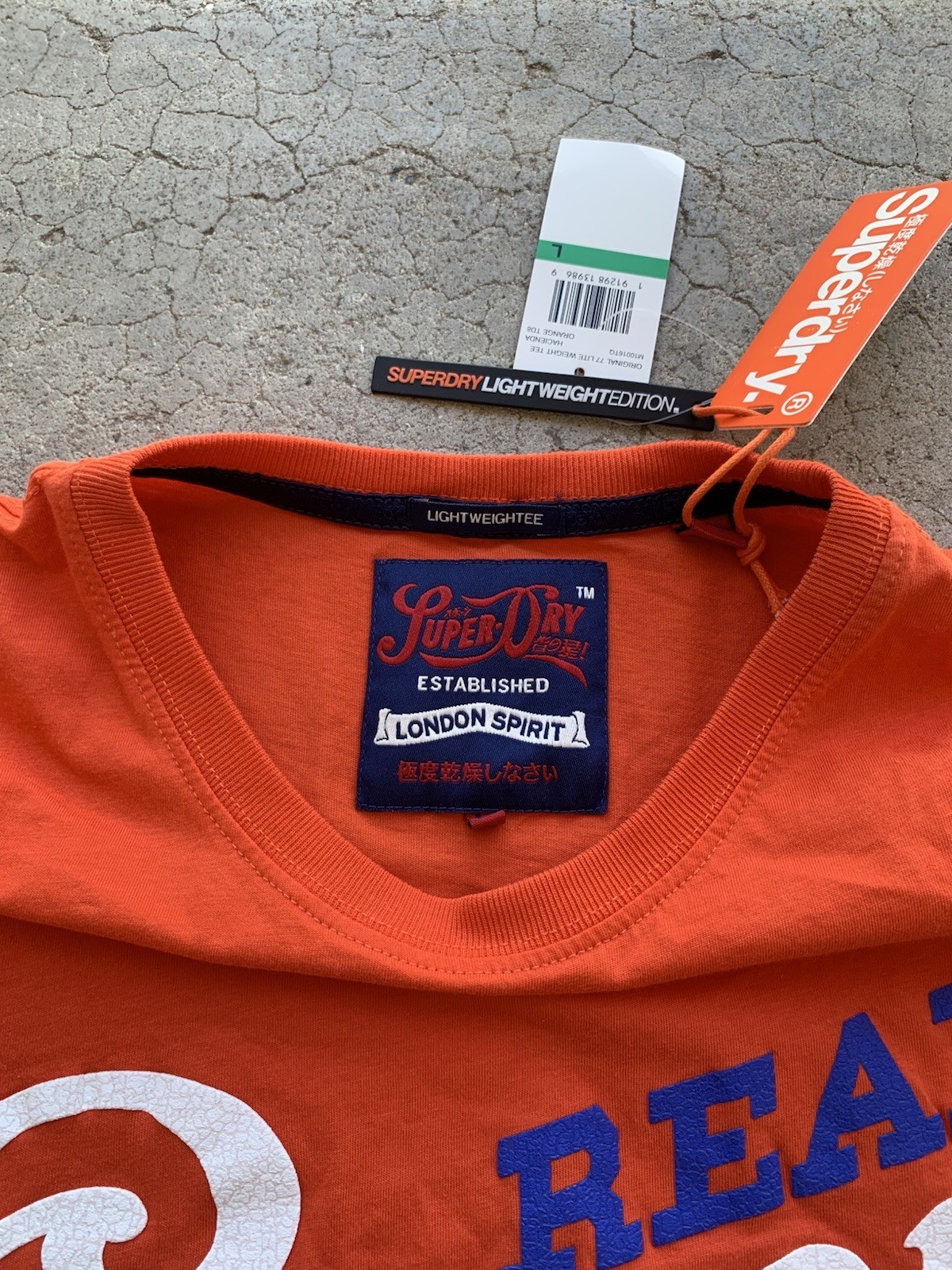 Superdry Orange T-Shirt Size L NEW WITH TAGS gallery