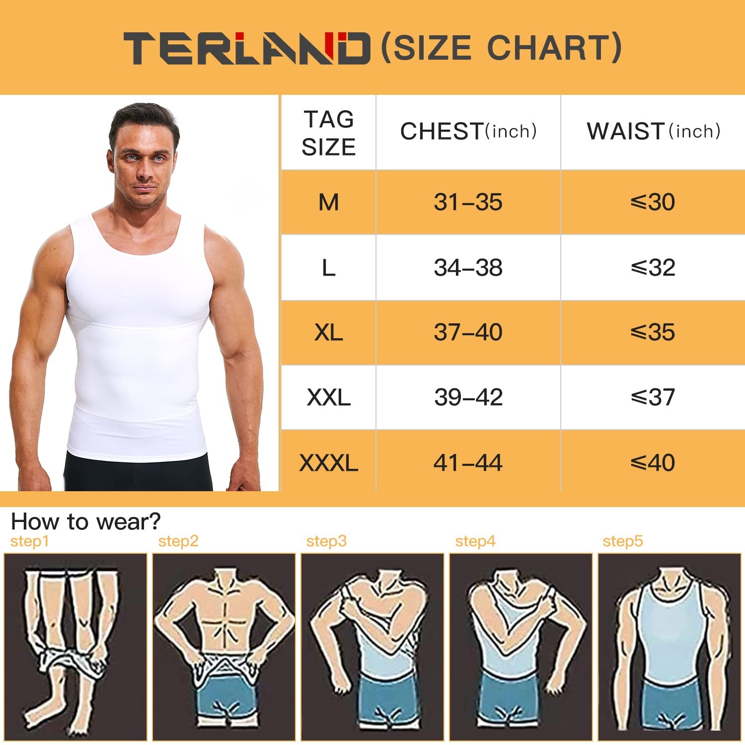 Mens Compression Shirt Slimming Undershirt Body Shaper Vest Workout Tank Tops... gallery