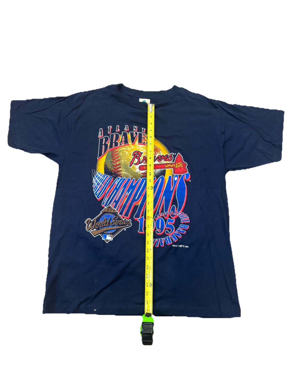 Vtg 1995 Atlanta Braves World Series Tour Champs T-Shirt XL MLB gallery