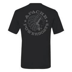 Apache® Legend Performance Tech Tee | Cool-DRI® | Carbon on Black