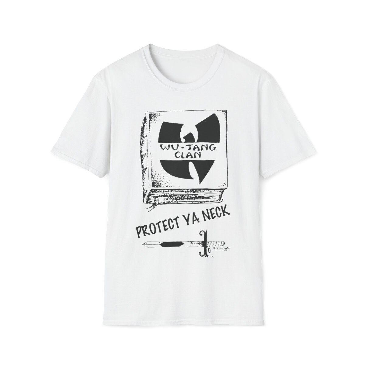 Wu Tang Clan Protect Ya Neck Gildan Graphic Tshirt 36 Chambers