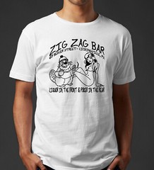 DIRTY! Classic Zig Zag Bar Tshirt – 69 Beaver St. Lickingville PA