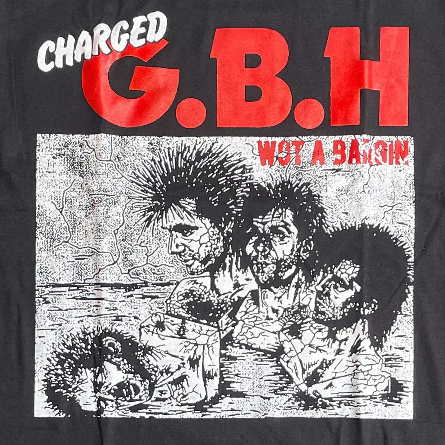 New Popular GBH Band Black T-Shirt Cotton Full Size Unisex BT921 gallery