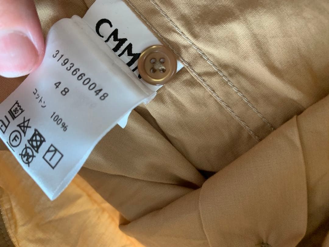 CMMN SWDN Beige Short Sleeve Shirt Size 48 M Men's Fashion gallery