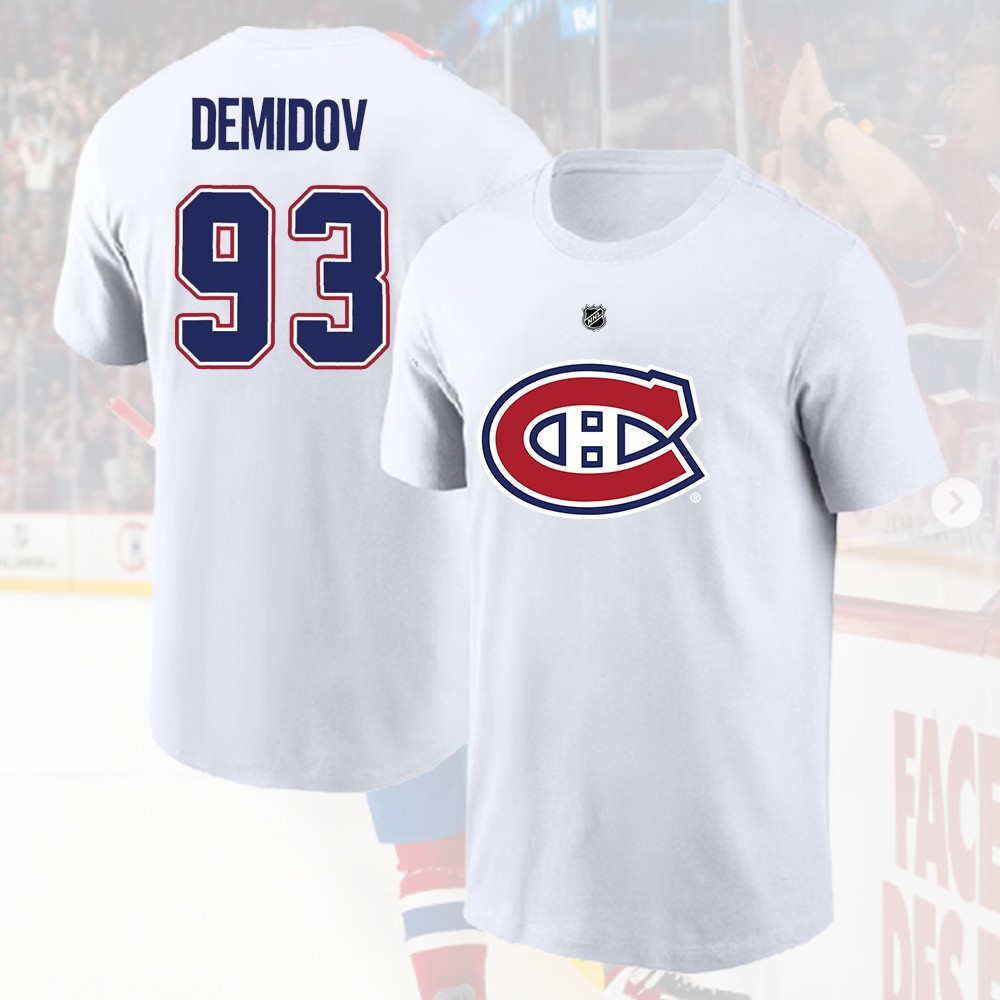 🔥 Ivan Demidov #93 Montreal Canadiens 2026 Player Name & Number Gift For Fans