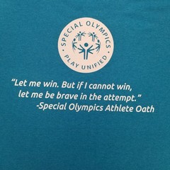 50 Years 2019 School Games Special Olympics Teal Unisex Graphic T-Shirt Large