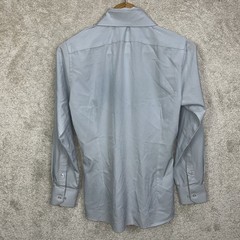 State & Liberty Athletic The Javier Pale Blue Spread Collar Stretch Button Shirt