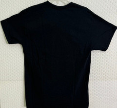 NWOT Camisa Río Piedras Silk Screened T-Shirt , Black with Graphic Design Size L