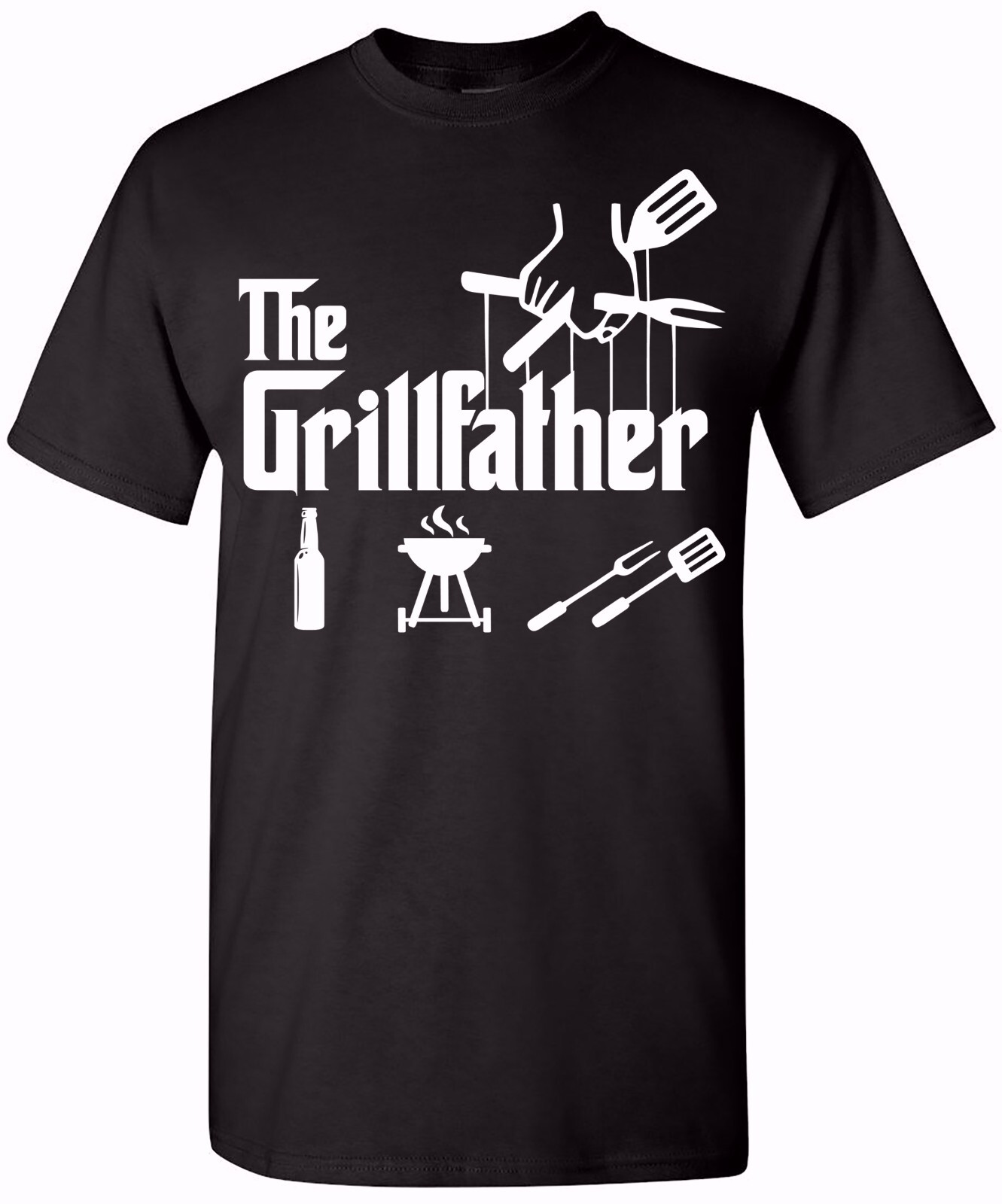 The Grillfather Funny T-Shirt Funny T-Shirt for Dad – Great Gift Idea