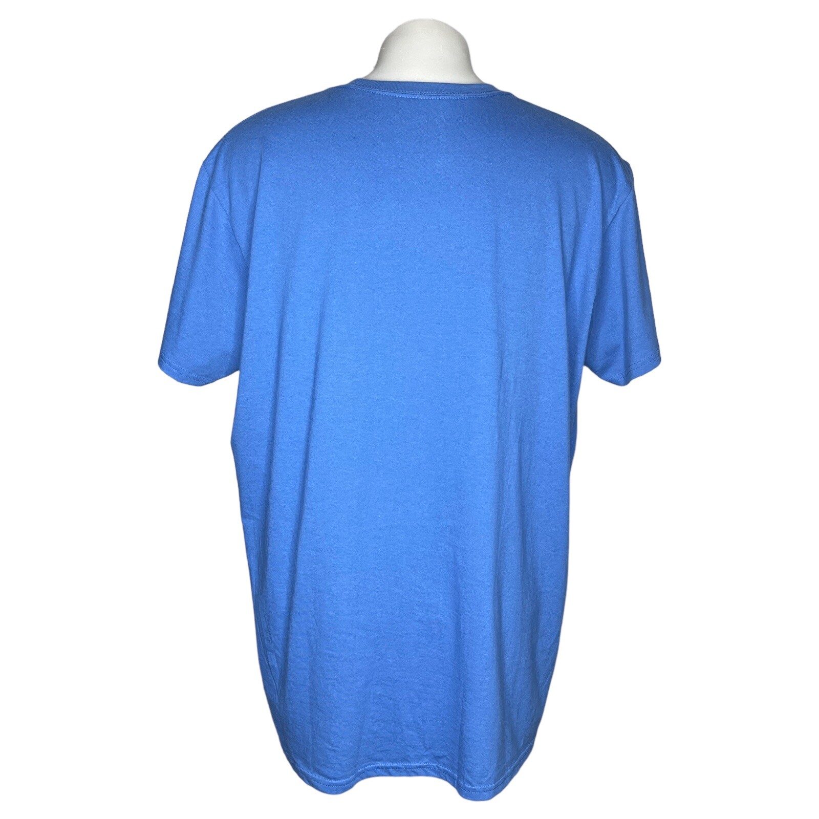 Disney Hercules T-shirt Size XXL The Muscle Blue Large Front Print Yellow White gallery