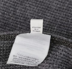 Wallace & Barnes Waffle Henley Shirt Men’s Medium Tall Gray Thermal Long Sleeve