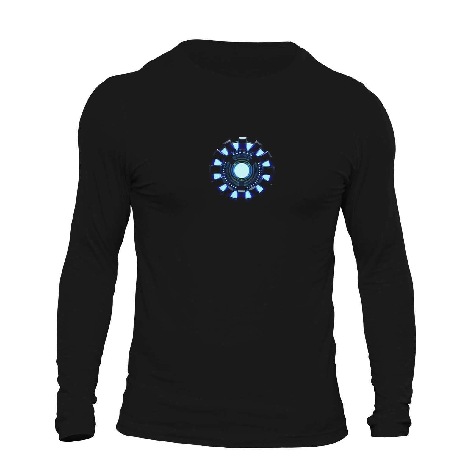 Arc Reactor B Superhero Halloween Costume Long Sleeve Men’s T-Shirt