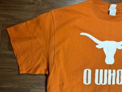 2005 Texas Longhorns Red River Rivalry T-shirt- O WHO – Size X-Large