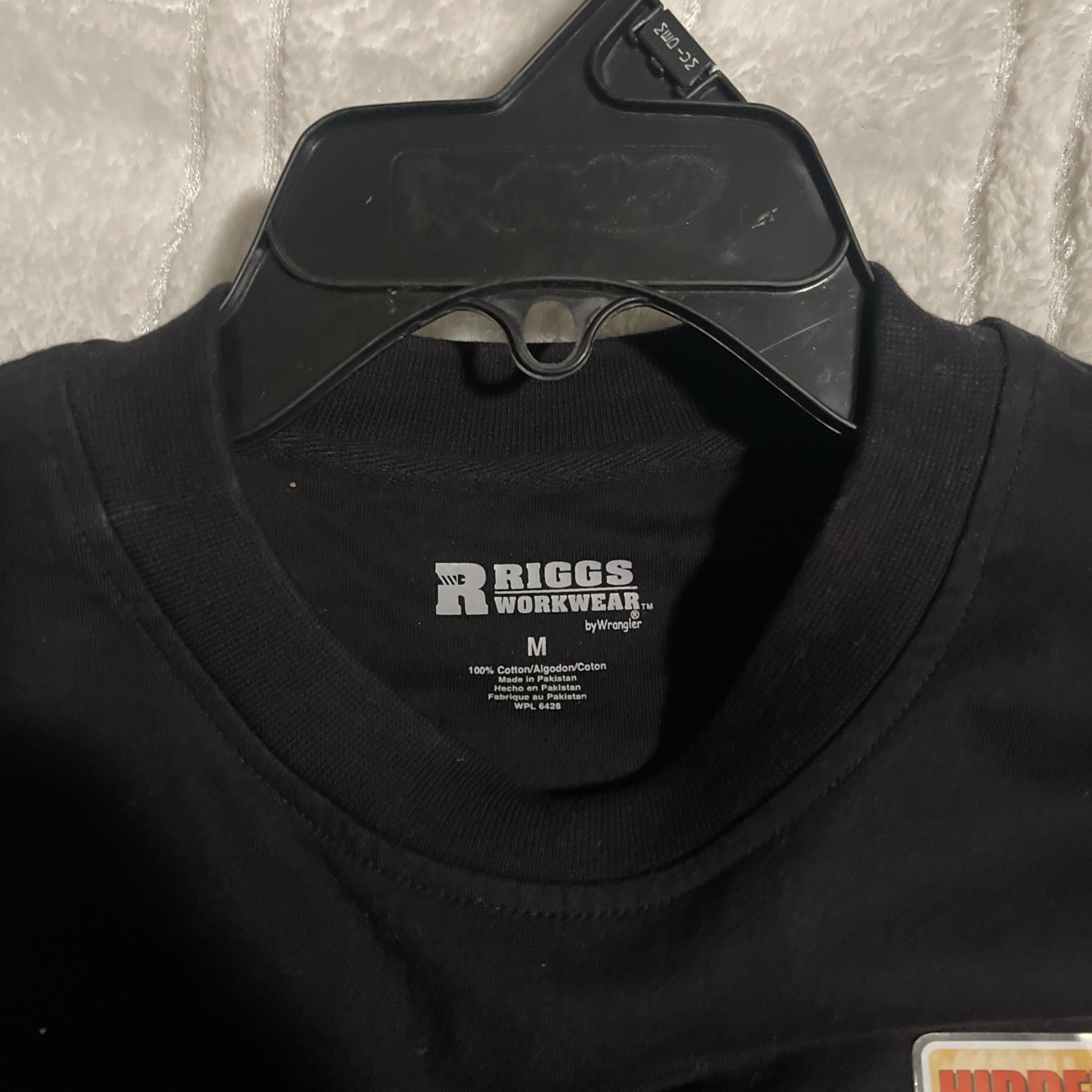 Wrangler Riggs Workwear Short Sleeve Pocket Utility Loop T Shirt Mens black gallery