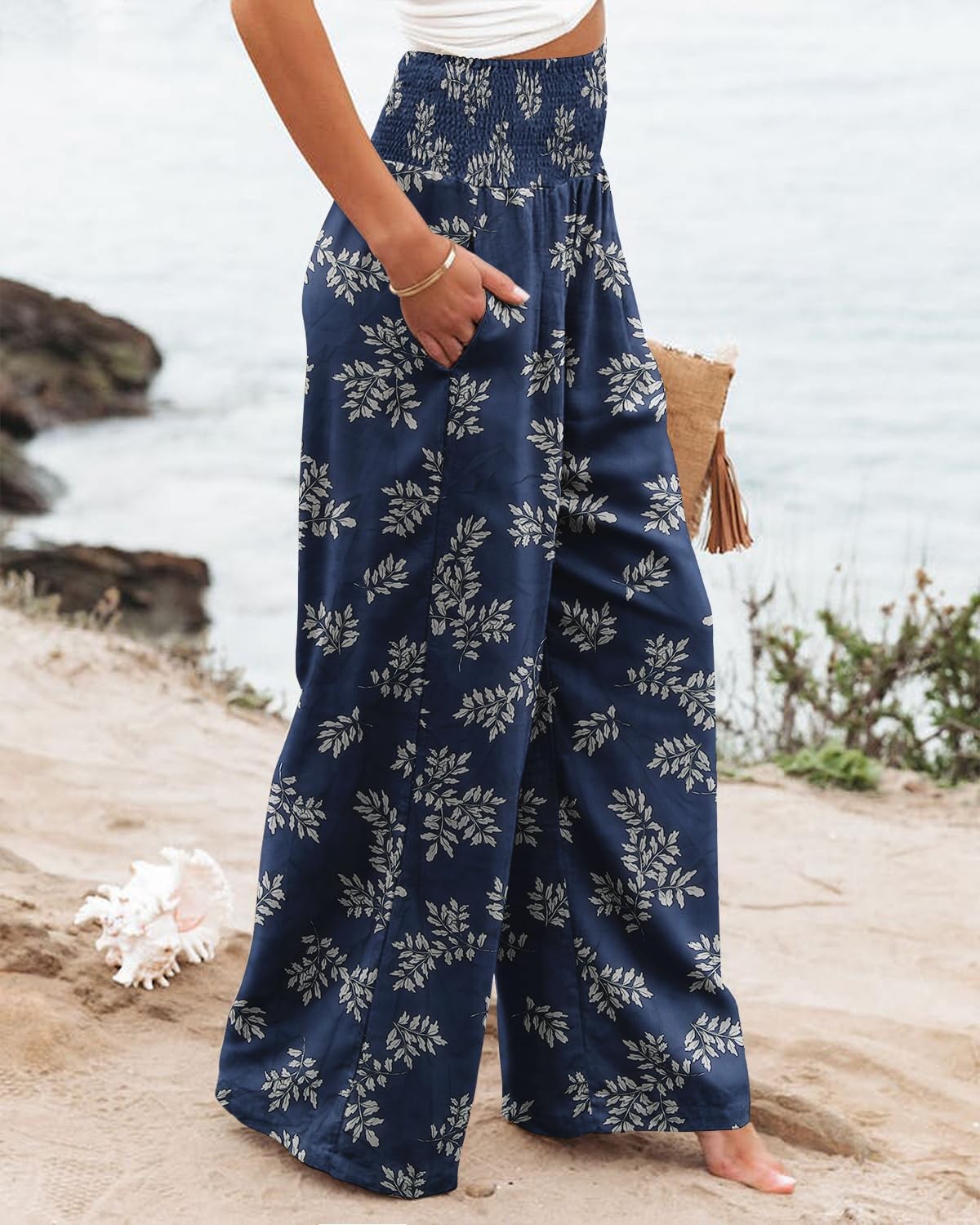Women's Casual Loose Wide Leg Cozy Pants Yoga Sweatpants Comfy High Waisted S... gallery